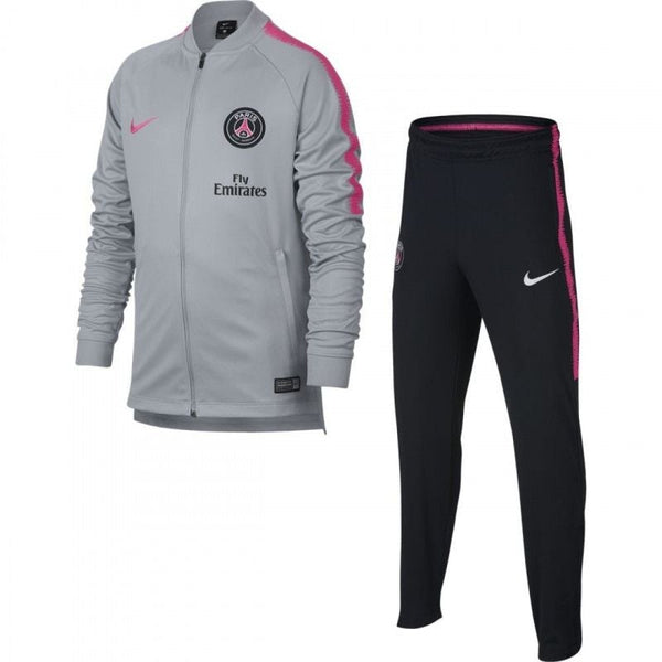 Psg Y Nk Dry Sqd Trk Suit 18/19 - Ensemble Junior Textile - Gris ENSEMBLE JUNIOR TEXTILE Nike