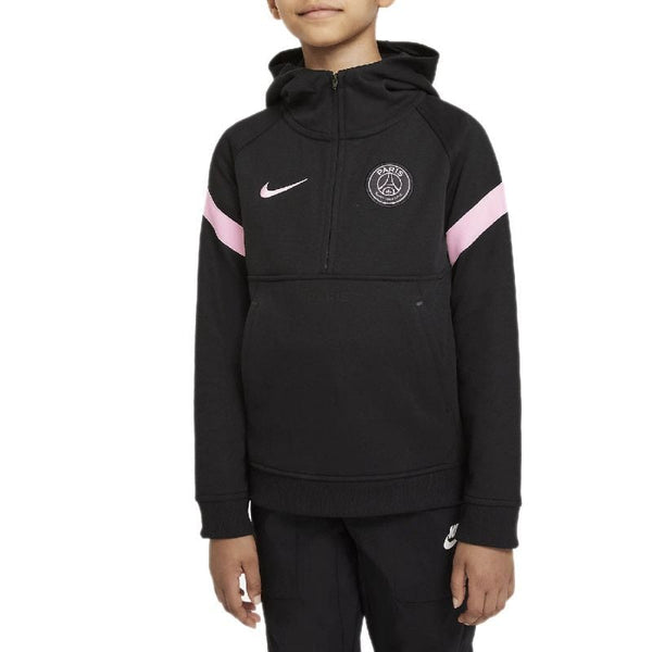 Psg Y Travel Flc Hoodie - Sweat Junior Textile - Noir SWEAT JUNIOR TEXTILE Nike