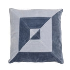 Aban - Coussin - Bleu - Coton