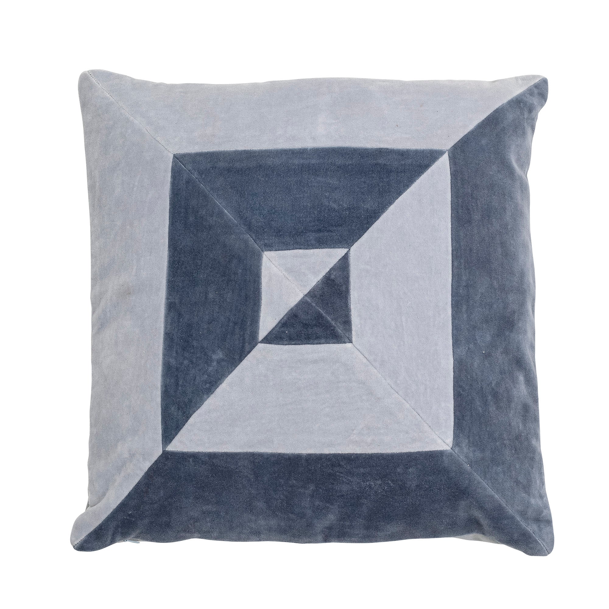 Aban - Coussin - Bleu - Coton