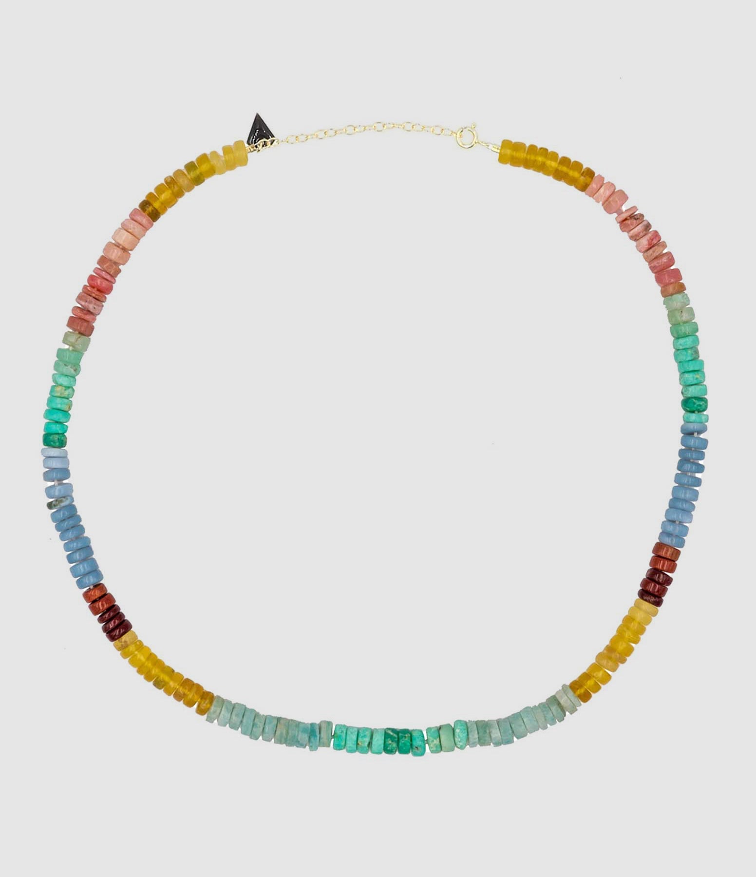 Mon Precieux Gem - Collier Puka Opale Multicolore - Femme
