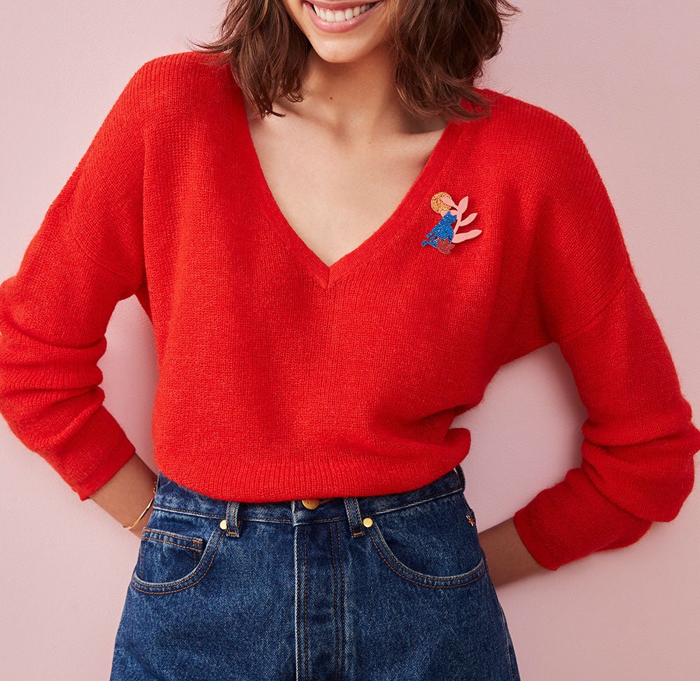 Pull Amirette - Hibiscus