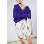 Pull Bloom Violet Pansy - Maille Et Sweats - Valentine Gauthier - The Bradery