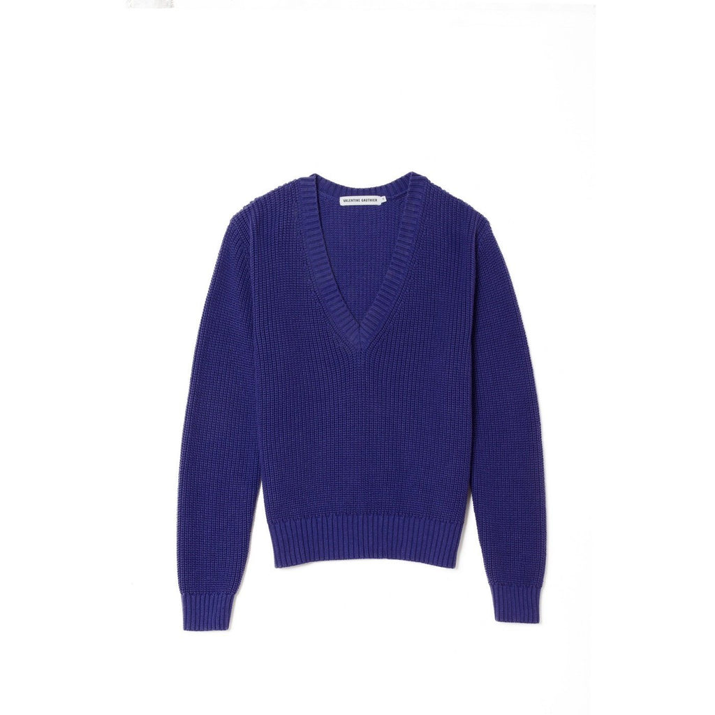 Pull Bloom Violet Pansy - Maille Et Sweats - Valentine Gauthier - The Bradery