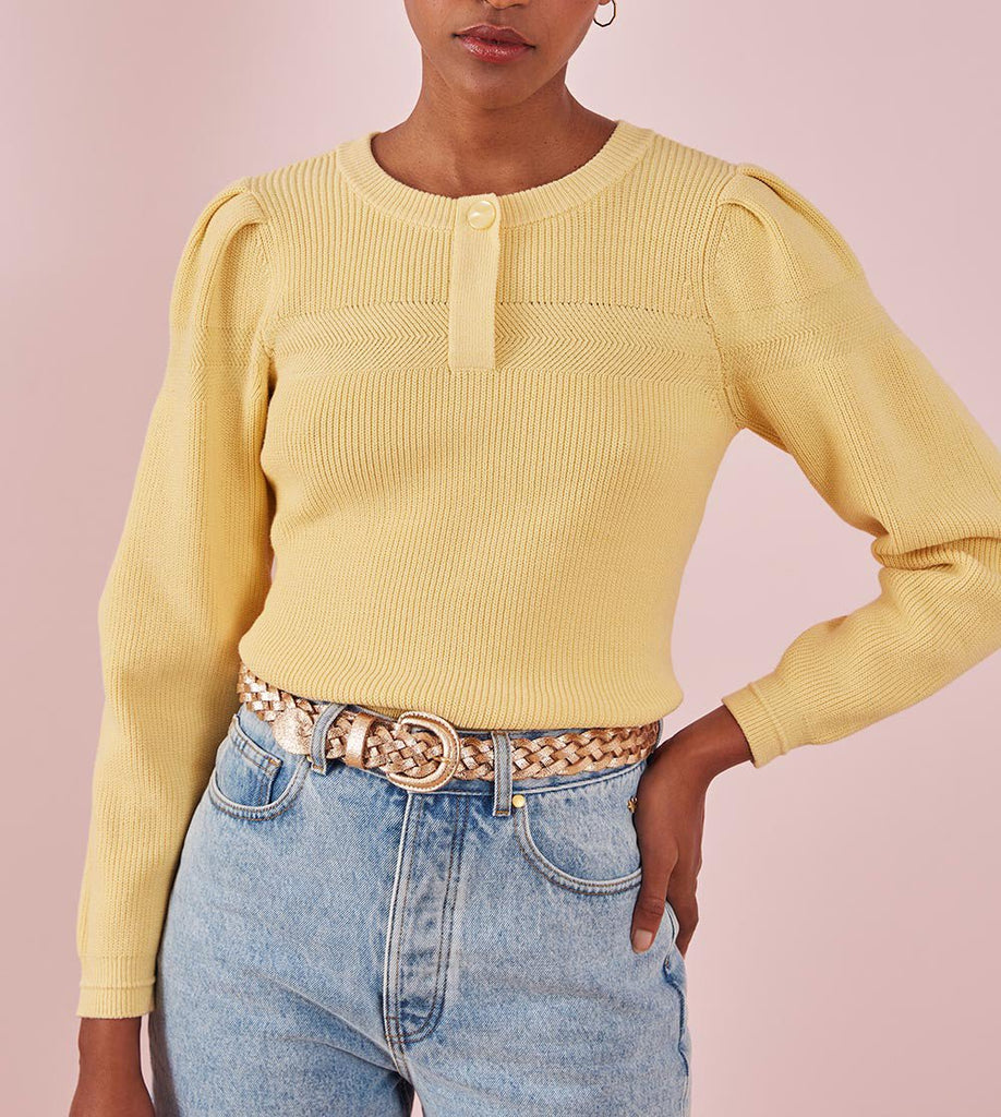 Pull Ceboulette - Banana - Des Petits Hauts - The Bradery