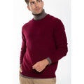 Pull Col Rond Eden Bourgogne, Jersey, 320 Gr, 100% Cachemire, 4 Fils - Homme - Perfect Cashmere - The Bradery