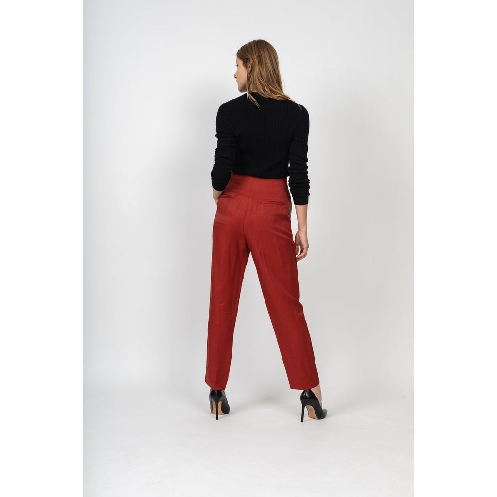 Pull Col Rond Kylie Noir, 100% Cachemire, 2 Fils, Côtes Traditionelles - Femme - Perfect Cashmere - The Bradery