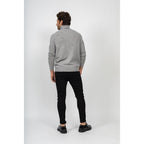 Pull Col Roulé Marius Gris Chine, Jersey, 345 Gr, 100% Cachemire, 4 Fils - Homme - Perfect Cashmere - The Bradery