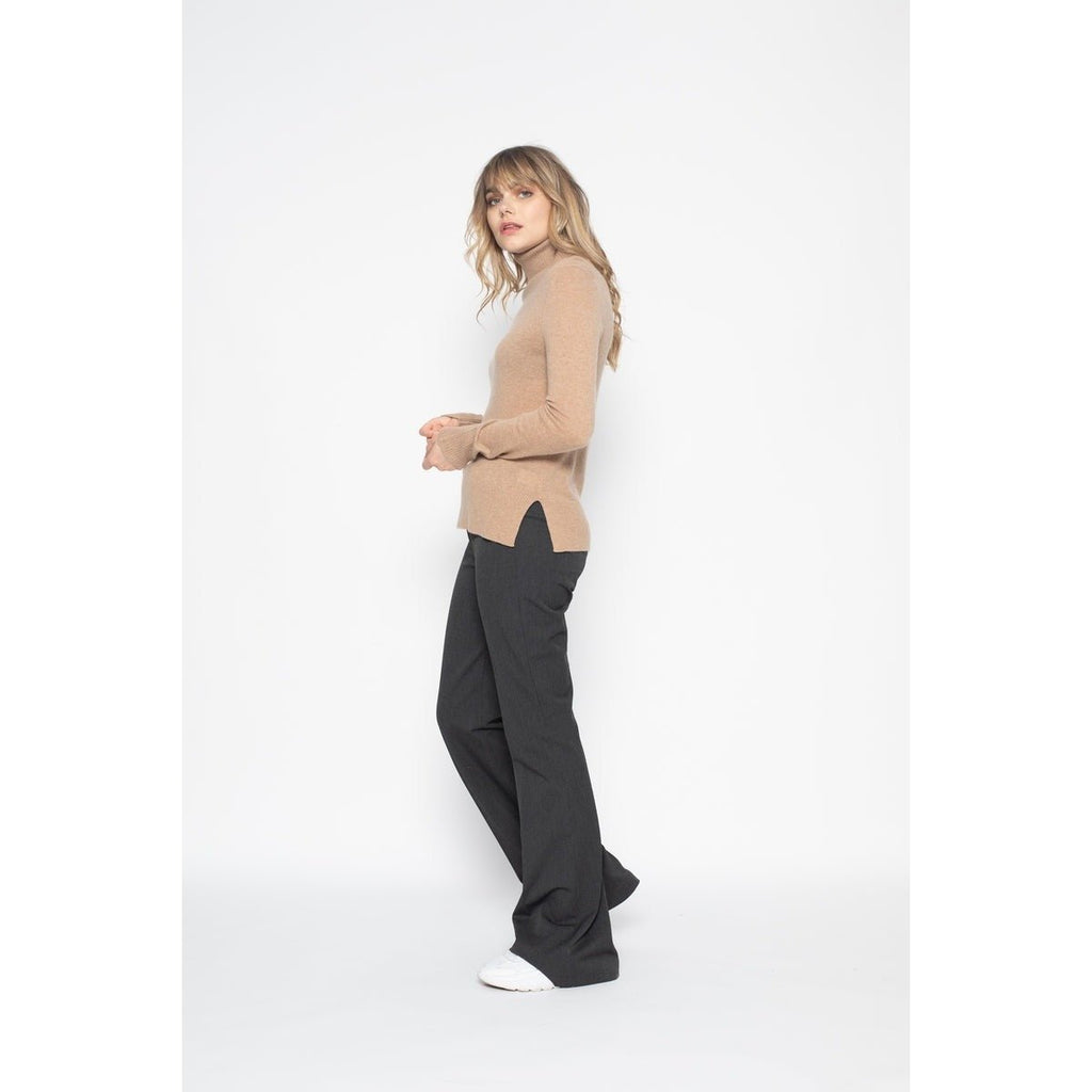 Pull Col Roulé Tracy Camel, Jersey, 100% Cachemire, 2 Fils - Femme - Perfect Cashmere - The Bradery
