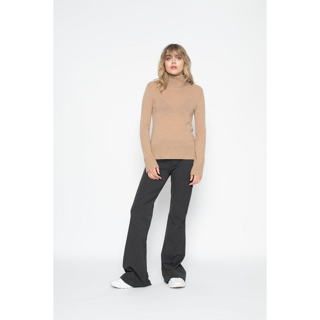 Pull Col Roulé Tracy Camel, Jersey, 100% Cachemire, 2 Fils - Femme - Perfect Cashmere - The Bradery