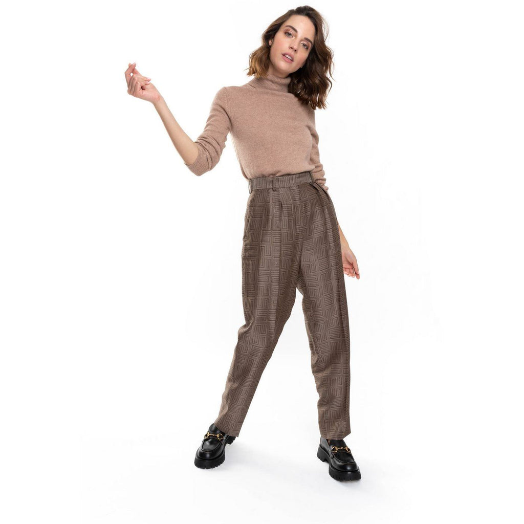Pull Col Roulé Willow Camel, 100% Cachemire, 4 Fils, Jersey, 271Gr - Femme - Perfect Cashmere - The Bradery