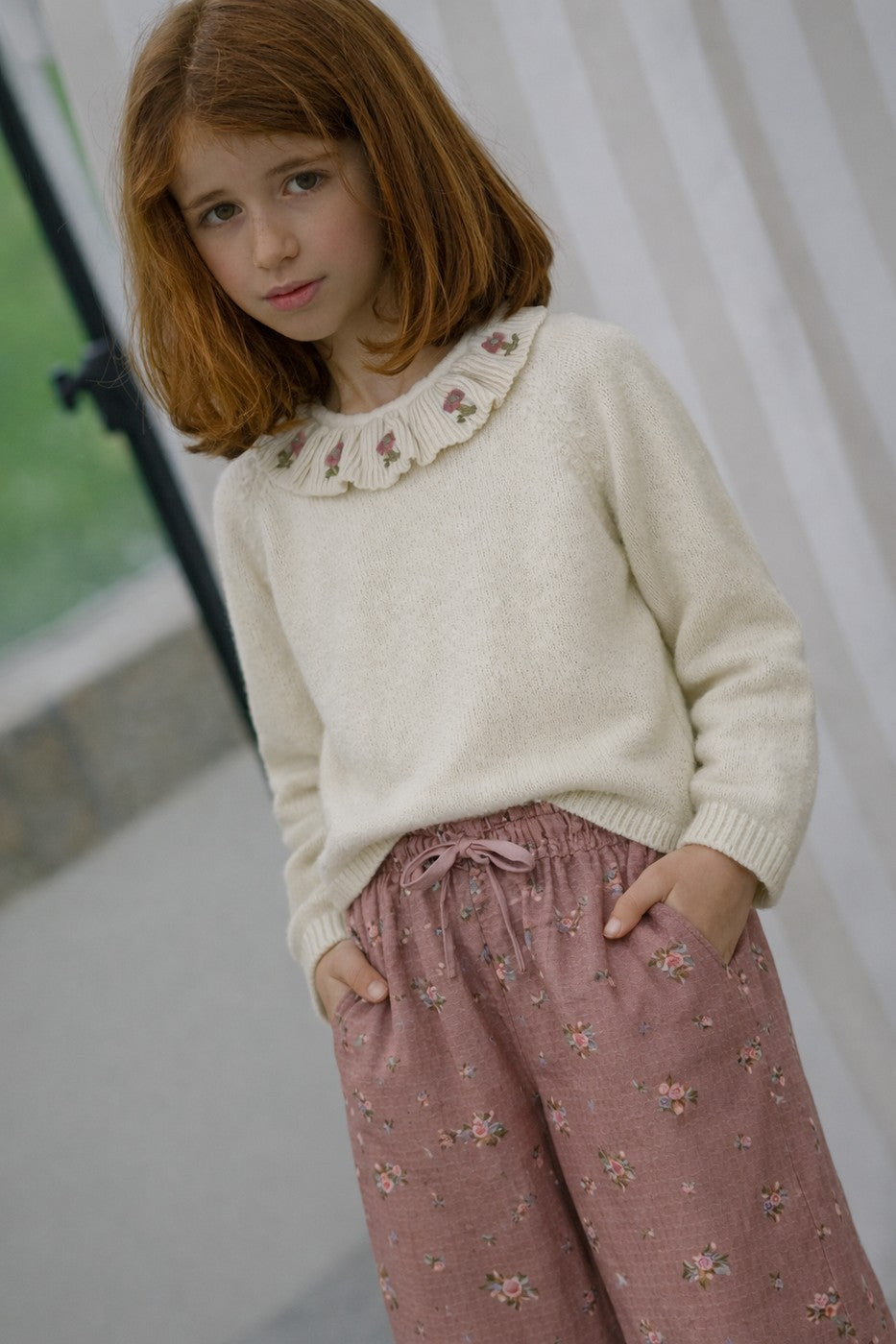 Pull Diana Écru - Enfant Fille