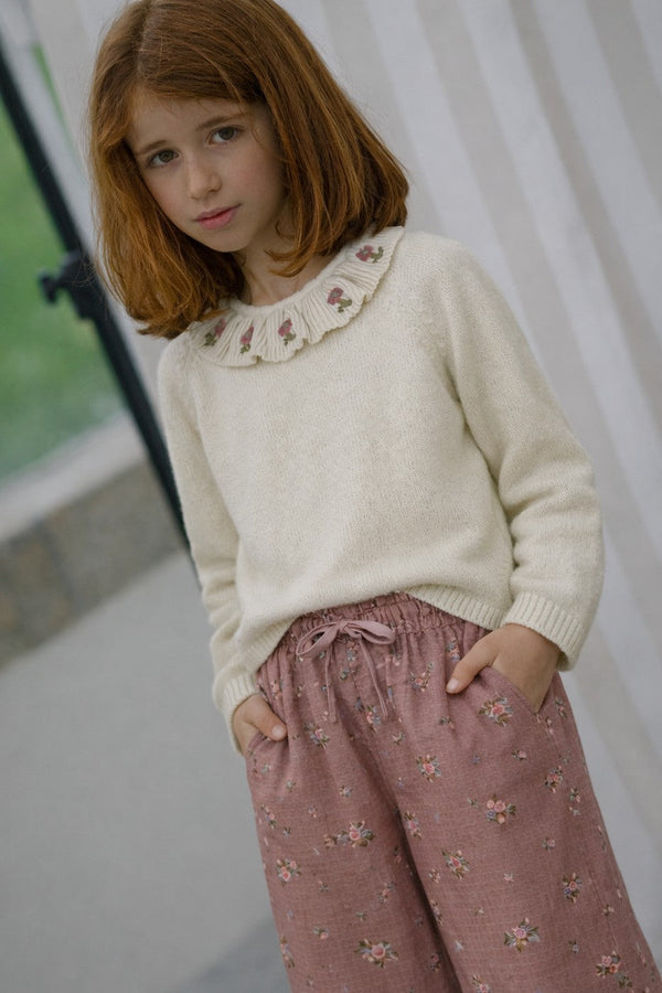 Pull Diana Écru - Enfant Fille