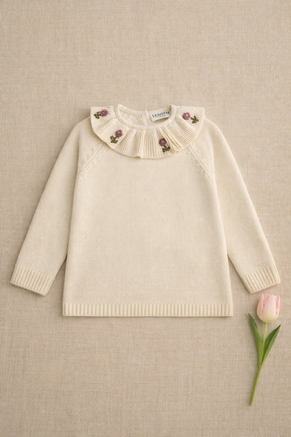 Pull Diana Écru - Enfant Fille