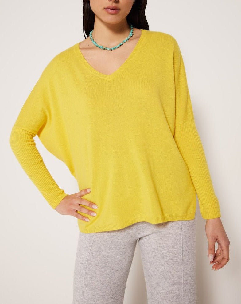 Pull Faustine - Jaune Etincelant - Notshy - The Bradery