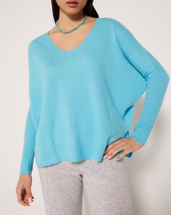 Pull Faustine - Turquoise Infini - Notshy - The Bradery
