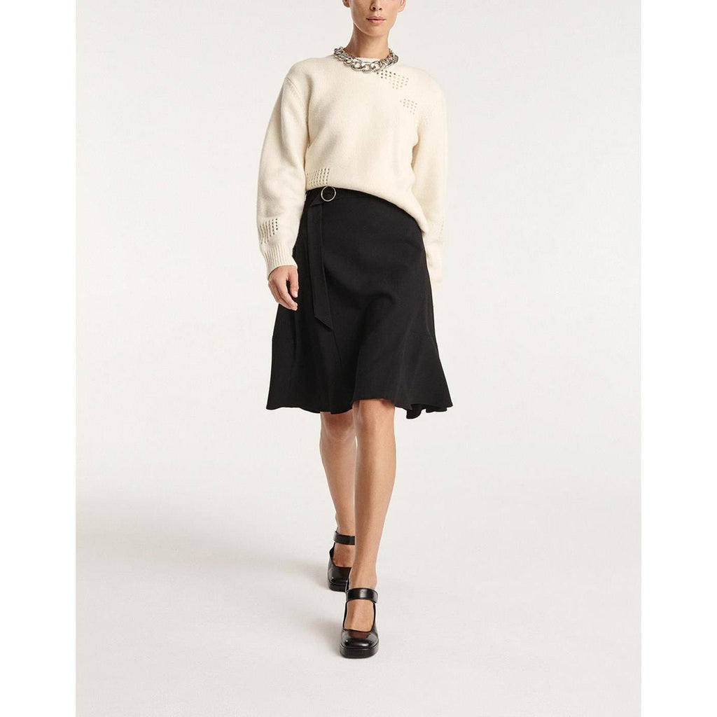 Pull Fin Laine Écru À Détail Texturé - Femme - The Kooples - The Bradery