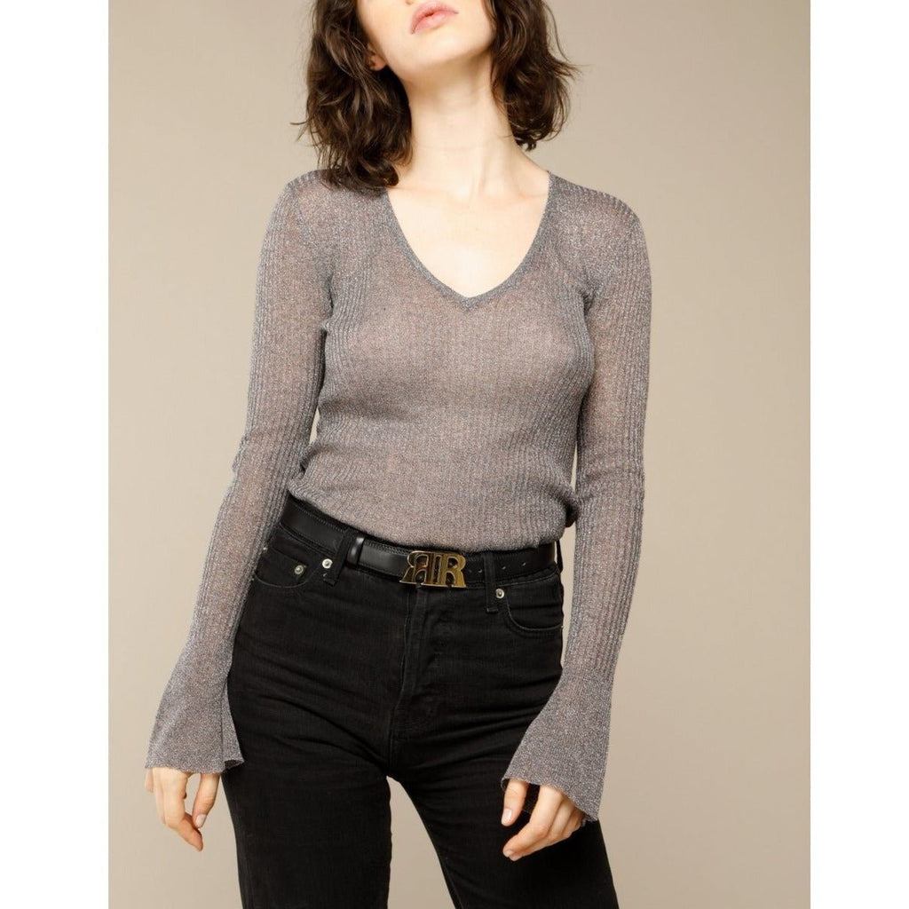 Pull Francoise - Maille Lurex Gris - Rouje* - The Bradery
