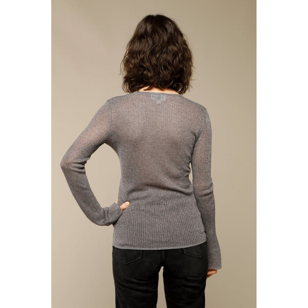 Pull Francoise - Maille Lurex Gris - Rouje* - The Bradery
