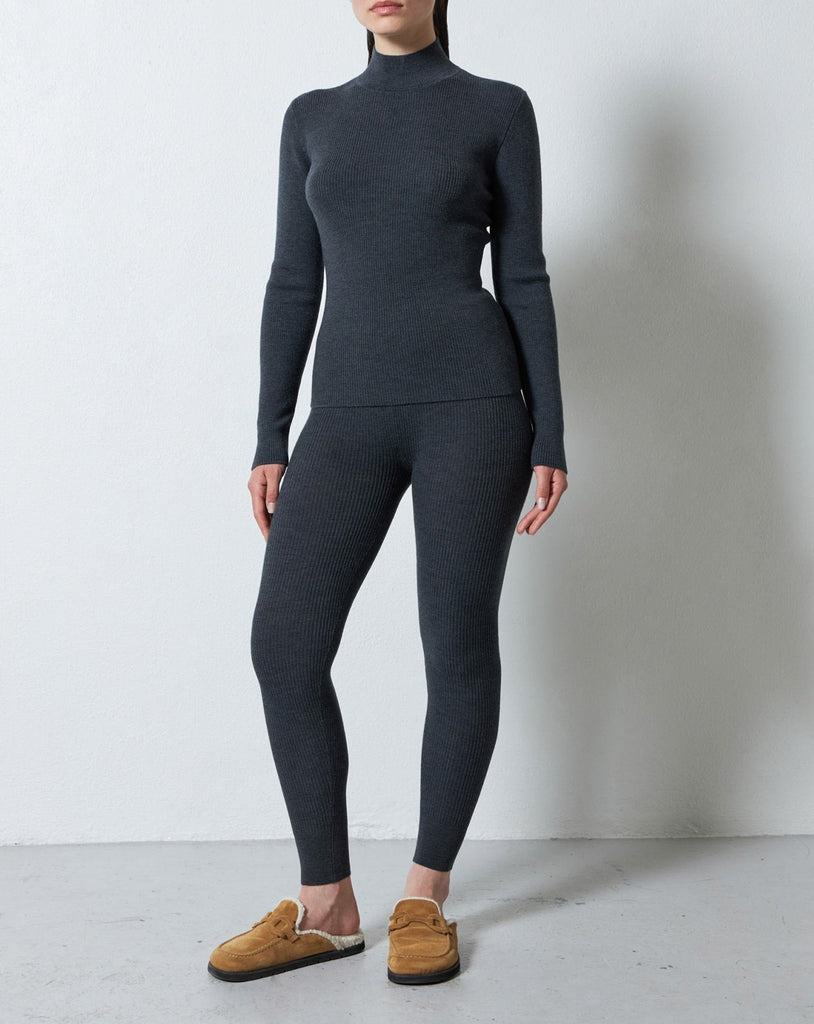 Pull Haga - Gris Chiné Fonce - Notshy - The Bradery