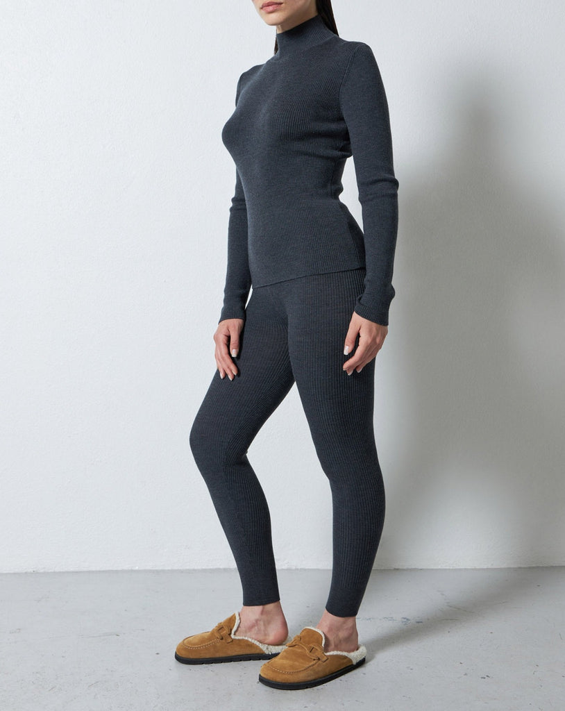 Pull Haga - Gris Chiné Fonce - Notshy - The Bradery