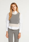 Pull Majuscule - Bicolore - Claudie Pierlot - The Bradery