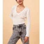 Pull Nino - Ecru - Rouje* - The Bradery