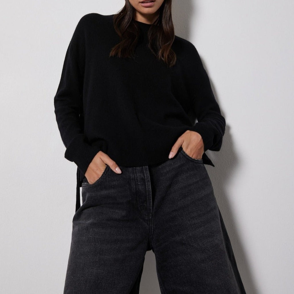 Pull - Tulipa - Noir - NOTSHY - The Bradery