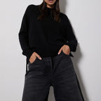 Pull - Tulipa - Noir - NOTSHY - The Bradery
