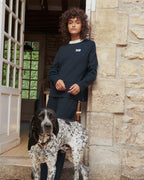 Le Bas De Pyjama Family Party Femme En Coton Bio Nid D'Abeille - Charbon
