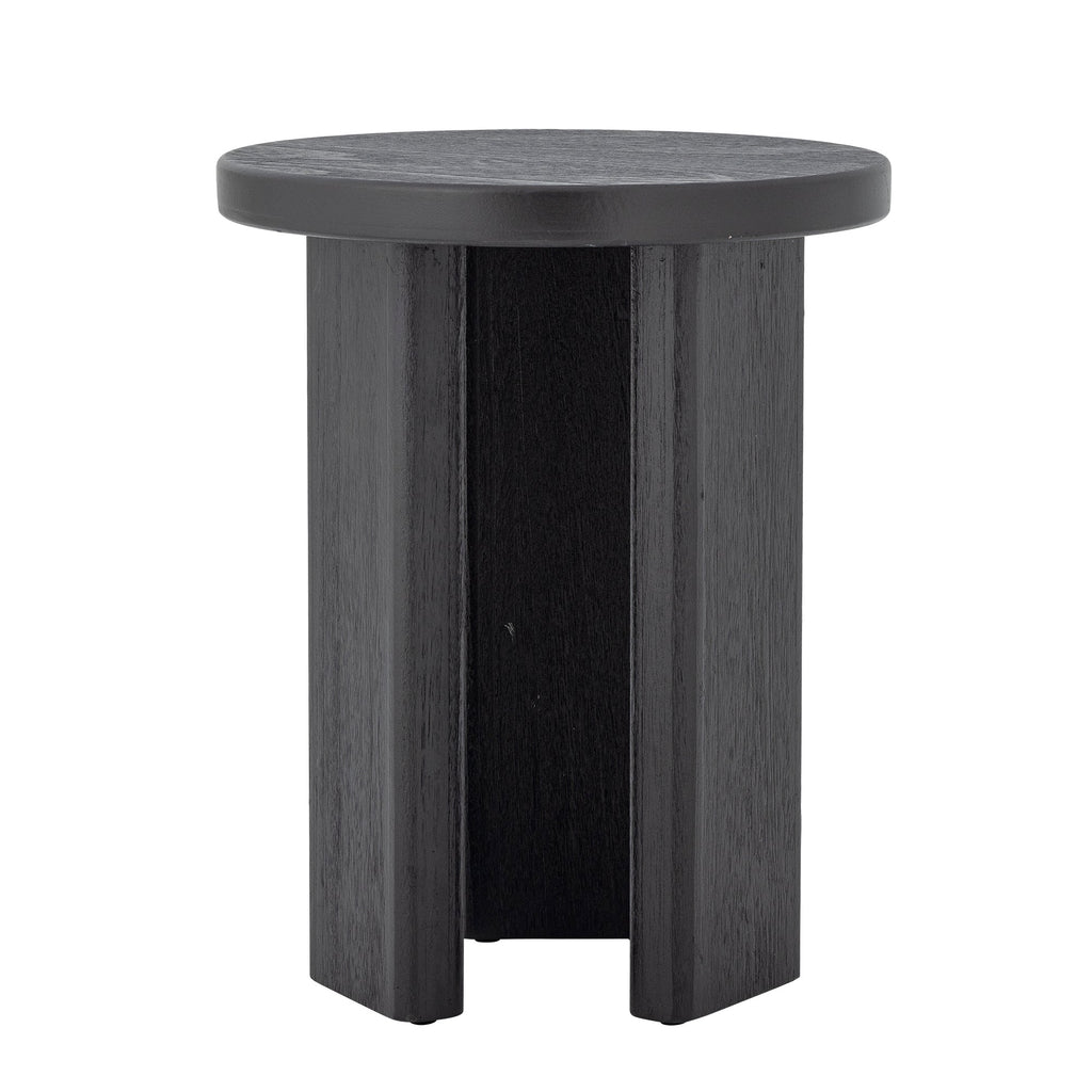 Mimola - Table D'Appoint - Noir - Sapin