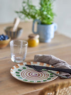 Shama - Assiette - Multicolore - Grès