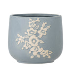 Betino - Cache-Pot - Bleu - Grès