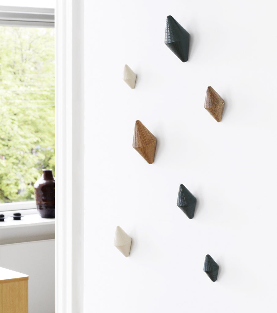 Patère Quin S 2 Pièces - Vert Foncé - Patères - Normann Copenhagen - The Bradery