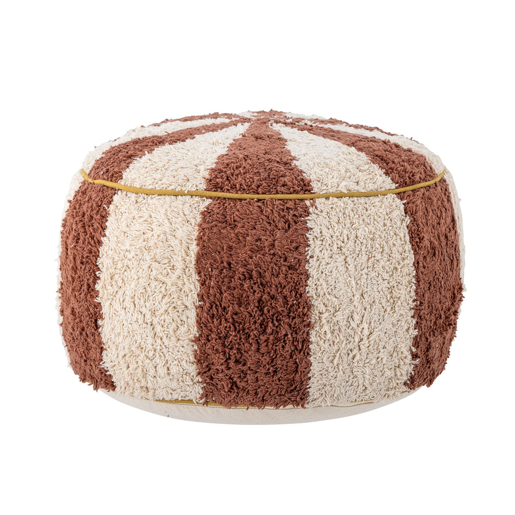 Charoline - Pouf - Marron - Coton