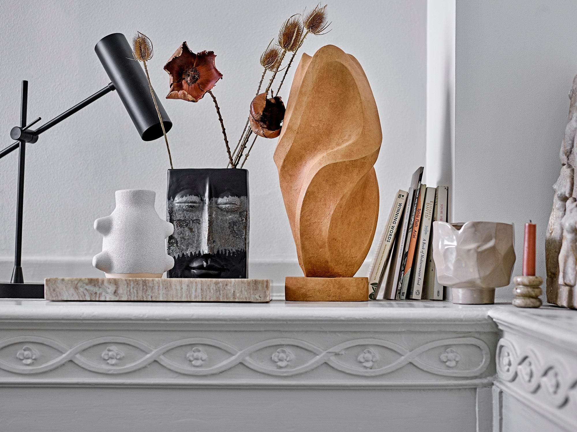 Birka - Vase Déco - Blanc - Céramique