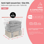 Lot 3 Housses Rangement Sous Vide Xxl