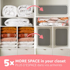 Lot 5 Sacs Rangement Sous Vide Aspispace