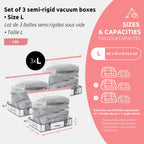 Lot 3 Housses Rangement Sous Vide L