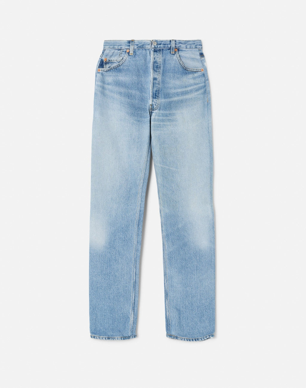 Jean Levis 70S Straight - Indigo Ass Rip