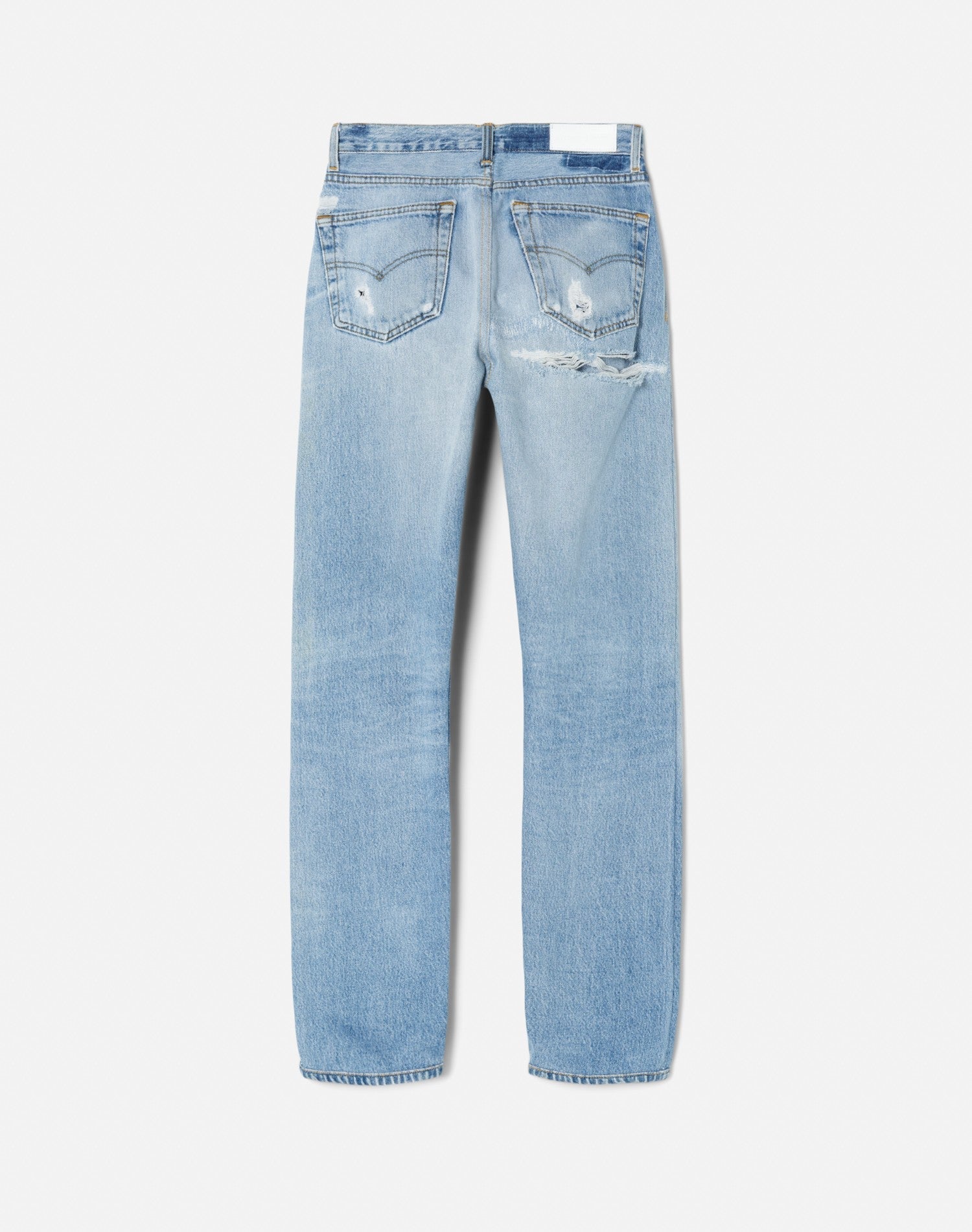 Jean Levis 70S Straight - Indigo Ass Rip