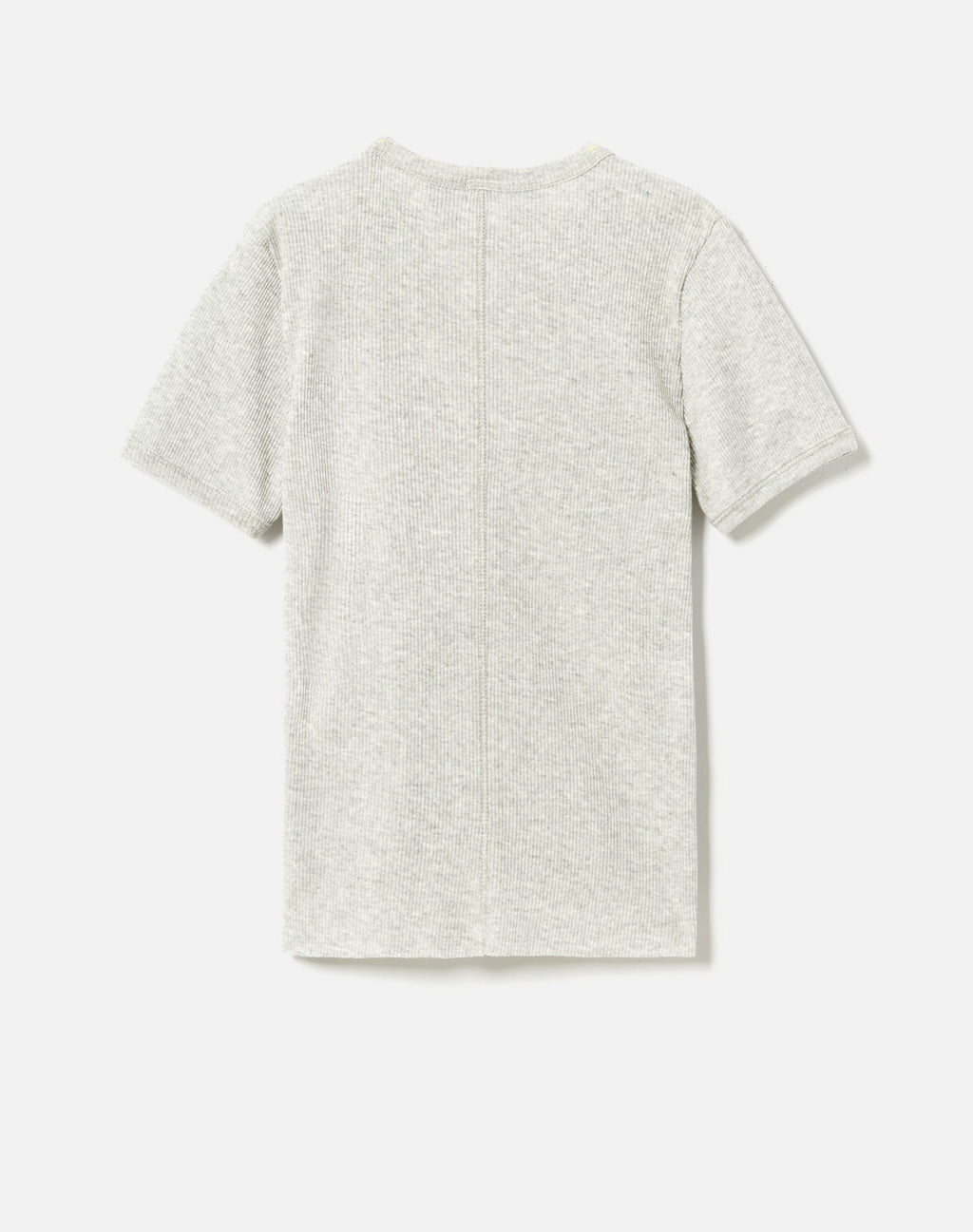 T-Shirt 90S Ribbed Cap Sleeve - Heather Grey