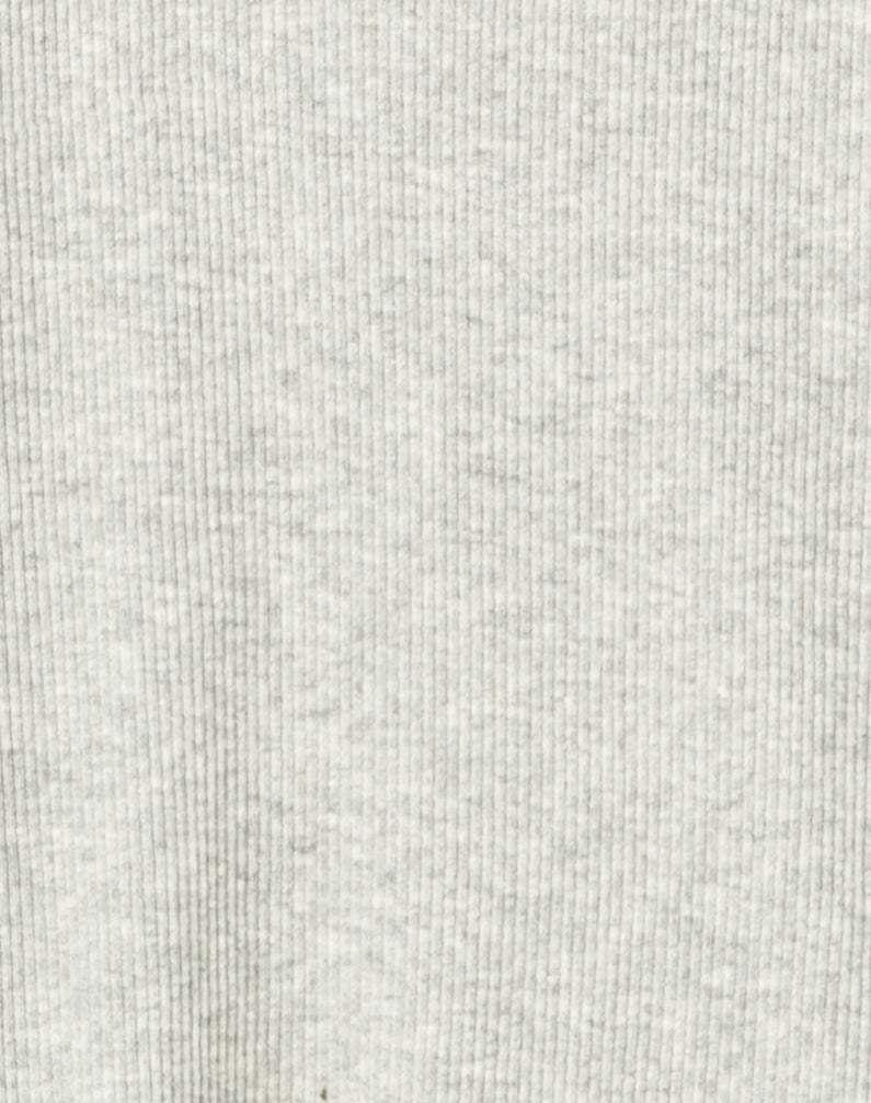 T-Shirt 90S Ribbed Cap Sleeve - Heather Grey