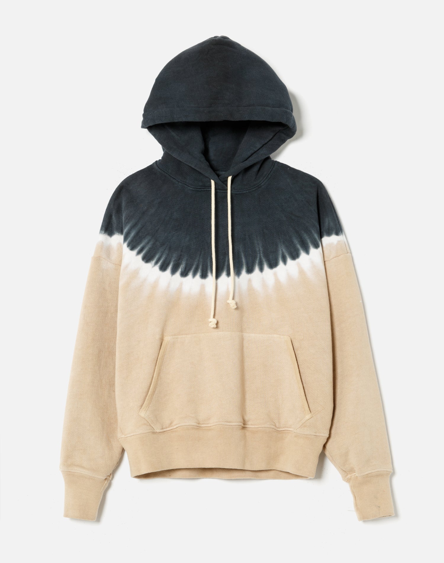 Sweat Classic Hoodie - Khaki Black Top Dye