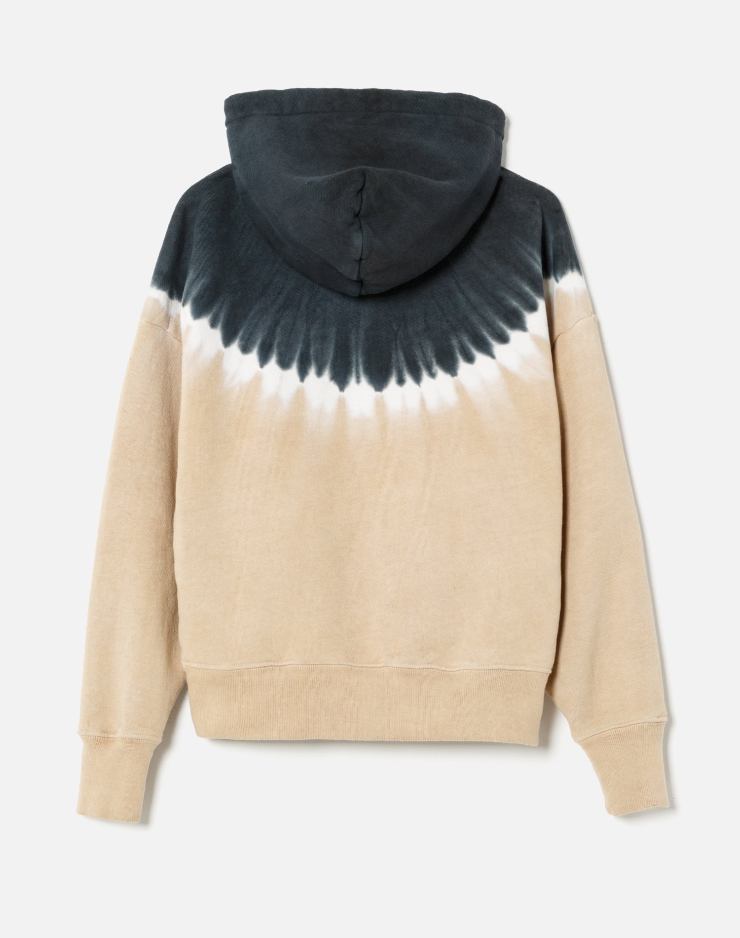 Sweat Classic Hoodie - Khaki Black Top Dye
