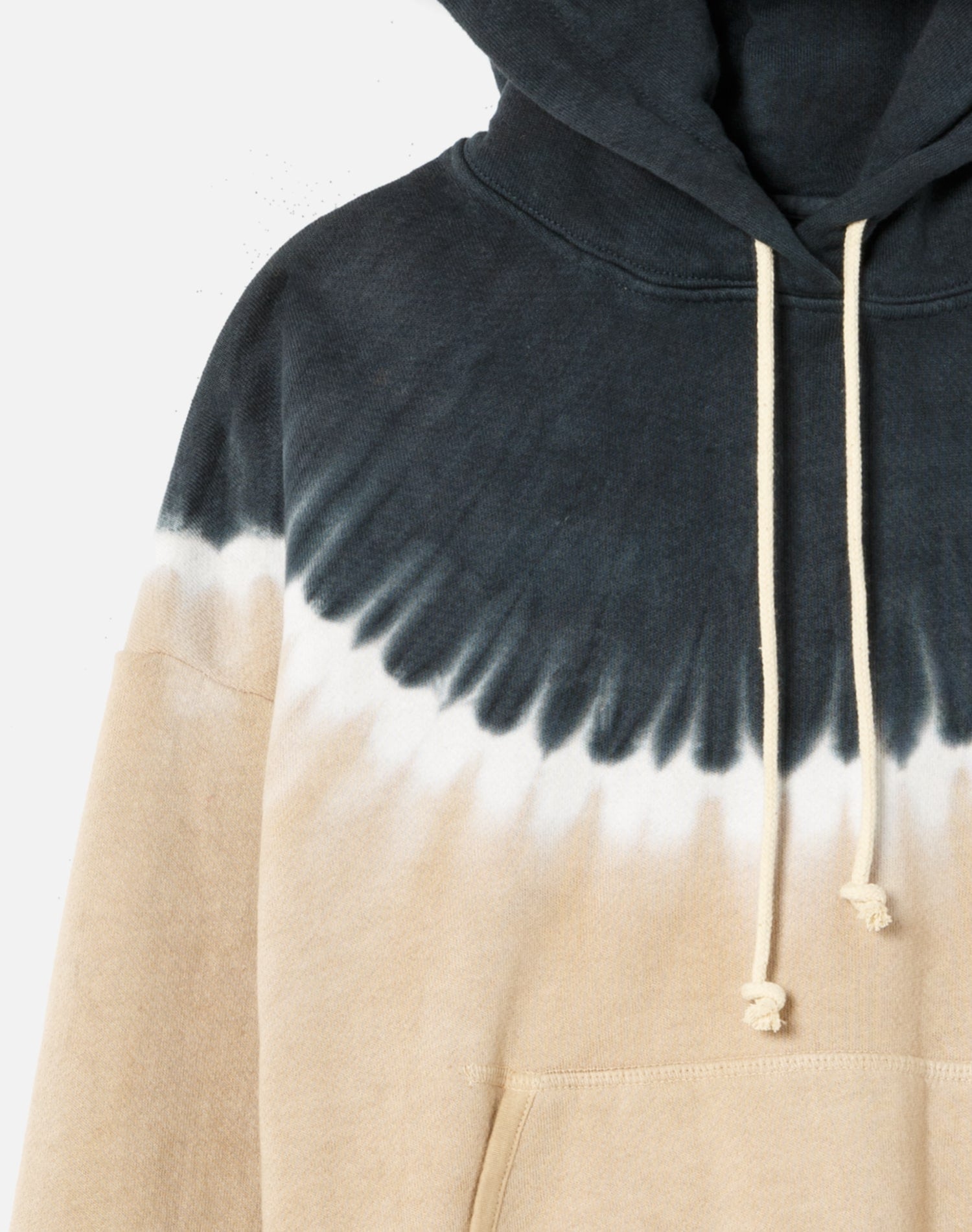 Sweat Classic Hoodie - Khaki Black Top Dye