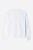 T-Shirt Long Sleeve Boyfriend Surfs Up - Optic White