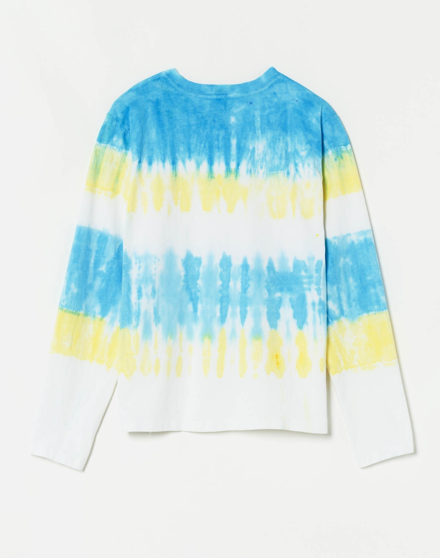 T-Shirt 50S Long Sleeve - Sky Stripe Tie Dye
