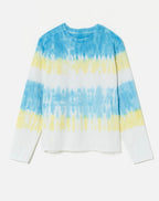 T-Shirt 50S Long Sleeve - Sky Stripe Tie Dye