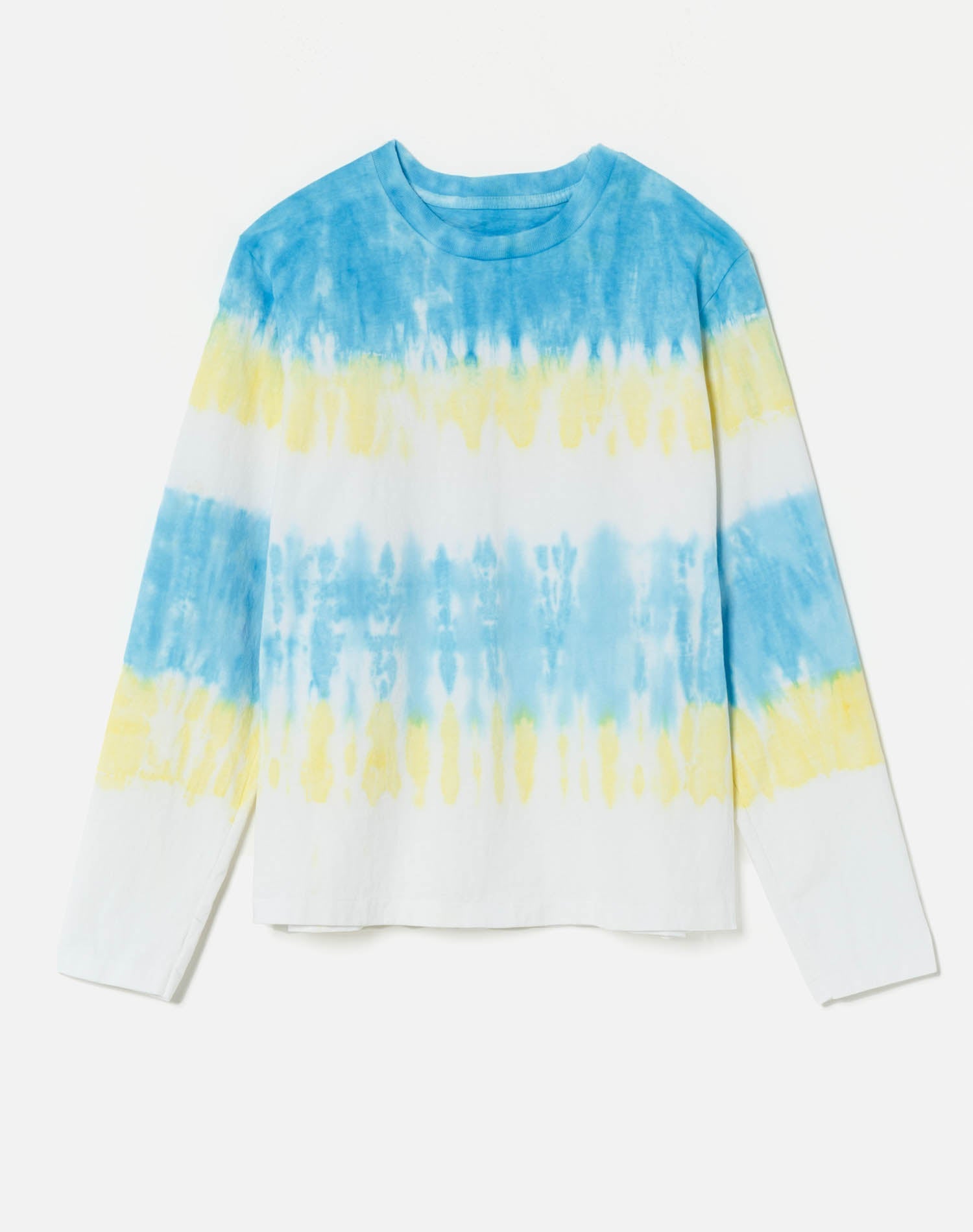 T-Shirt 50S Long Sleeve - Sky Stripe Tie Dye